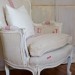 French Grain Sack Chair