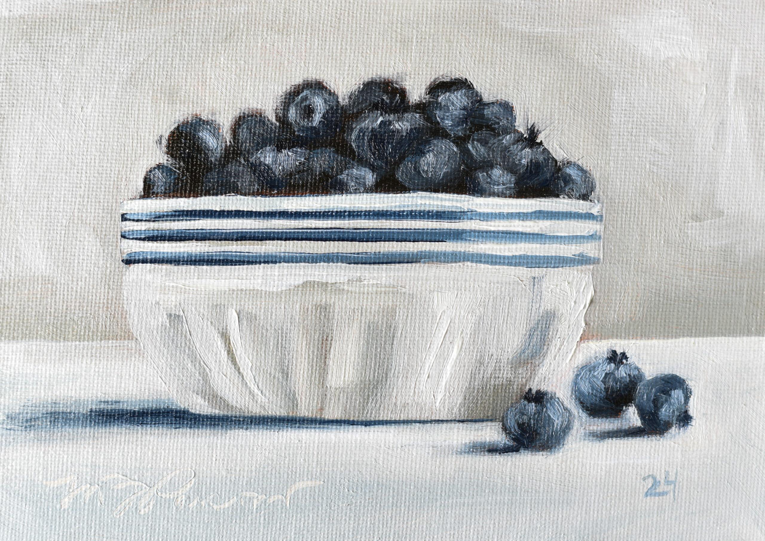 Marian Parsons original oil painting | miss mustard seed