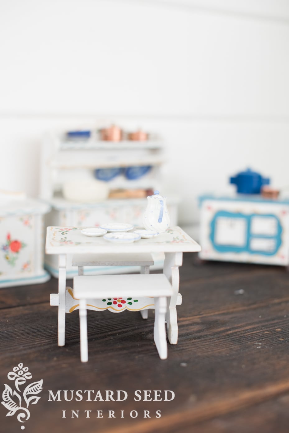 German Bavarian Vintage Dollhouse Furniture | miss mustard seed
