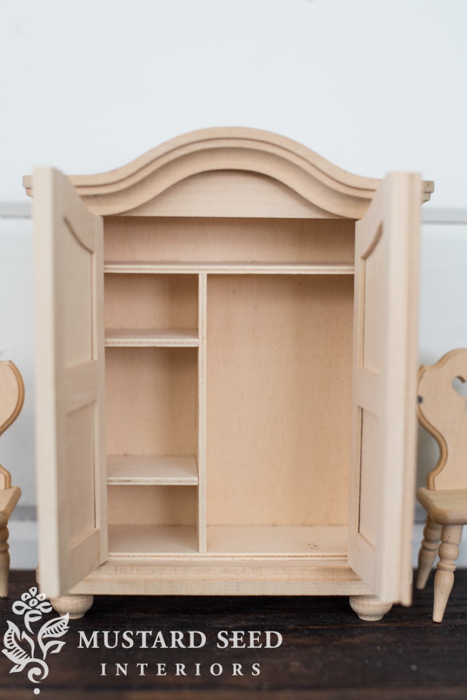 vintage german bavarian dollhouse wardrobe | miss mustard seed