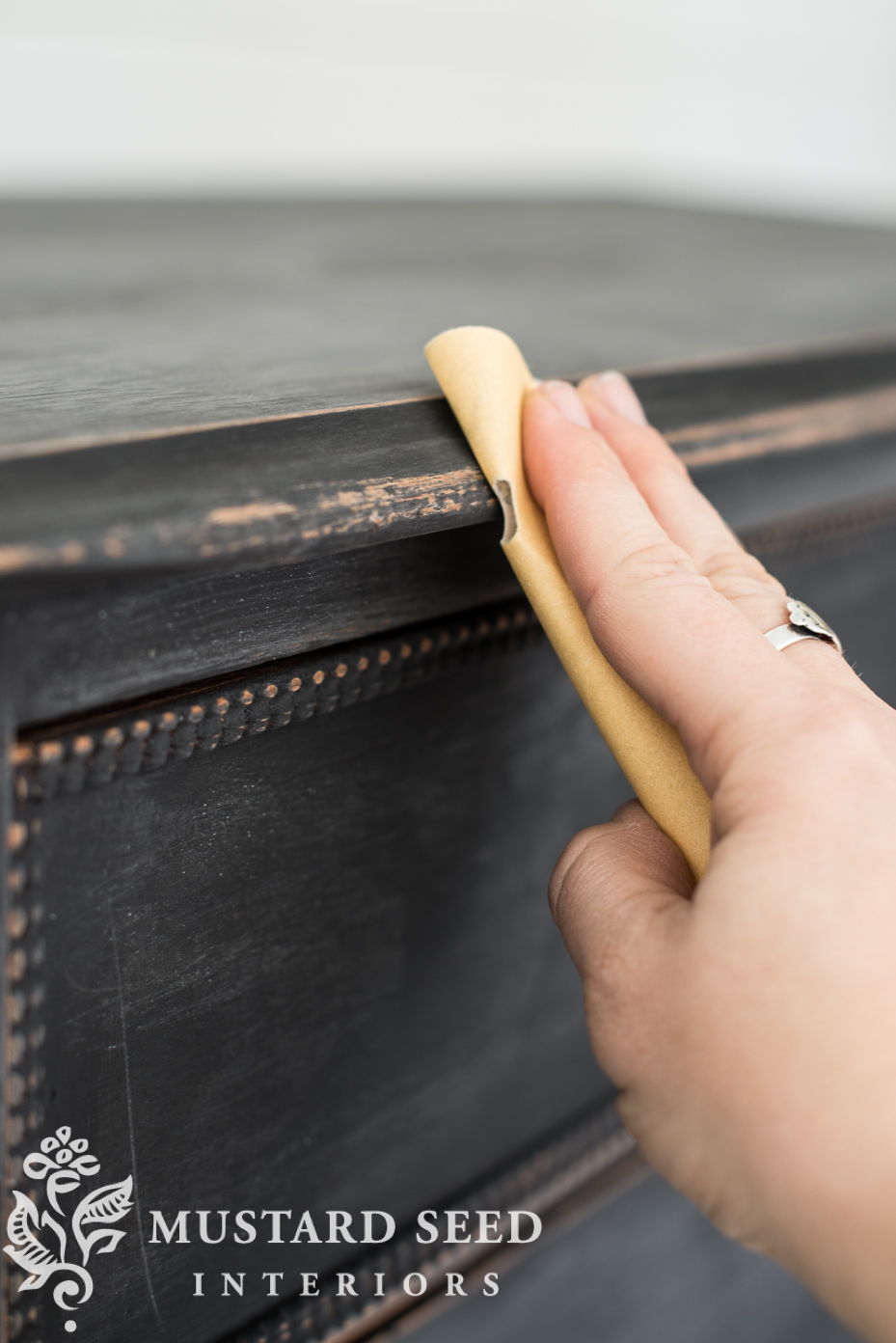 Miss Mustard Seed | Little Black Dresser Makeover