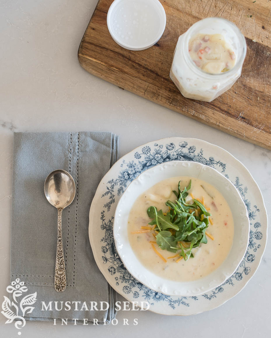 Easy Potato Soup | Quick Dinner | missmustardseed.com