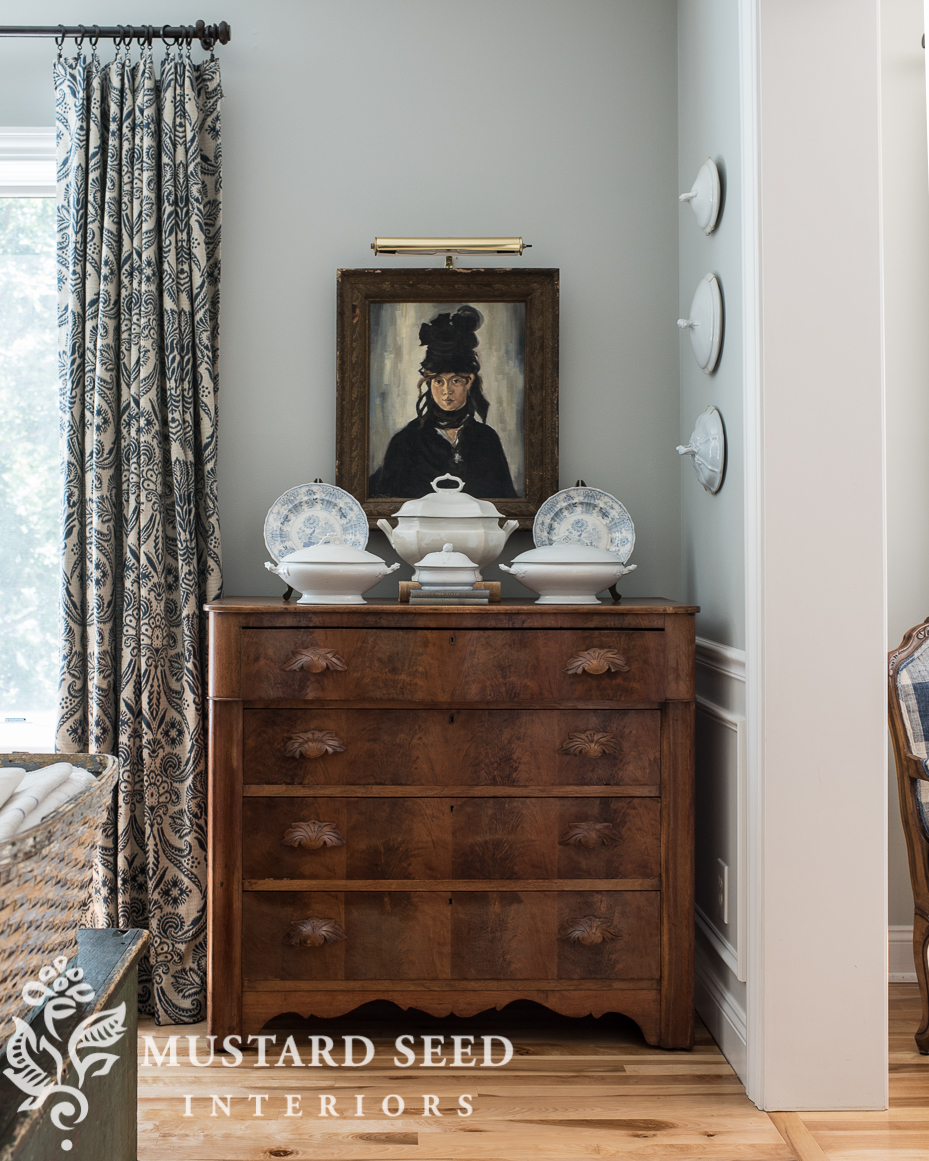 manet berte morisot copy painting styling antique wood dresser miss mustard seed