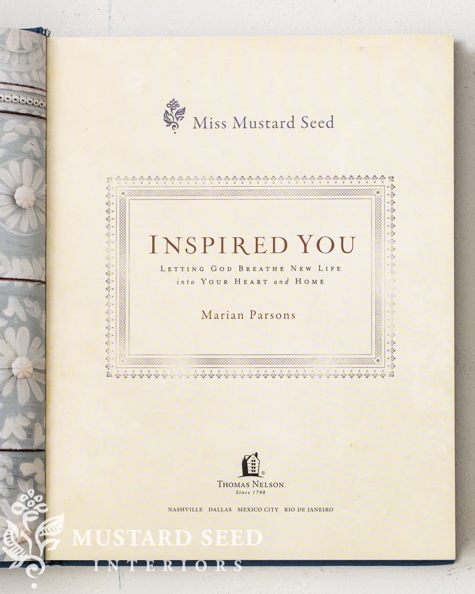 inspired you | miss mustard seed