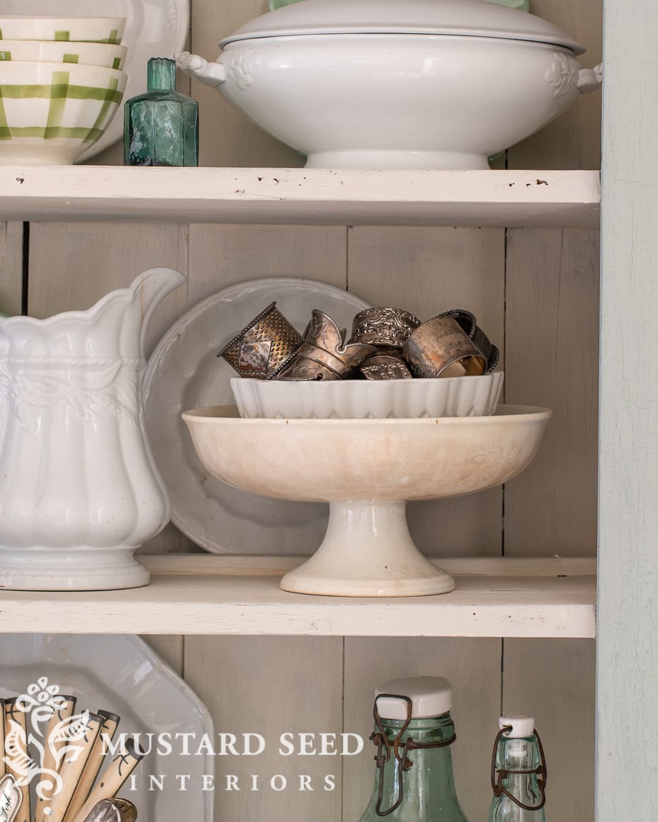 antique white ironstone collection | miss mustard seed
