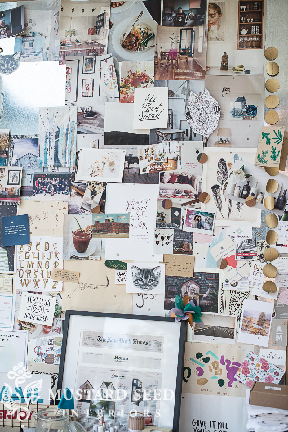 magnetic inspiration board | knack studios | miss mustard seed