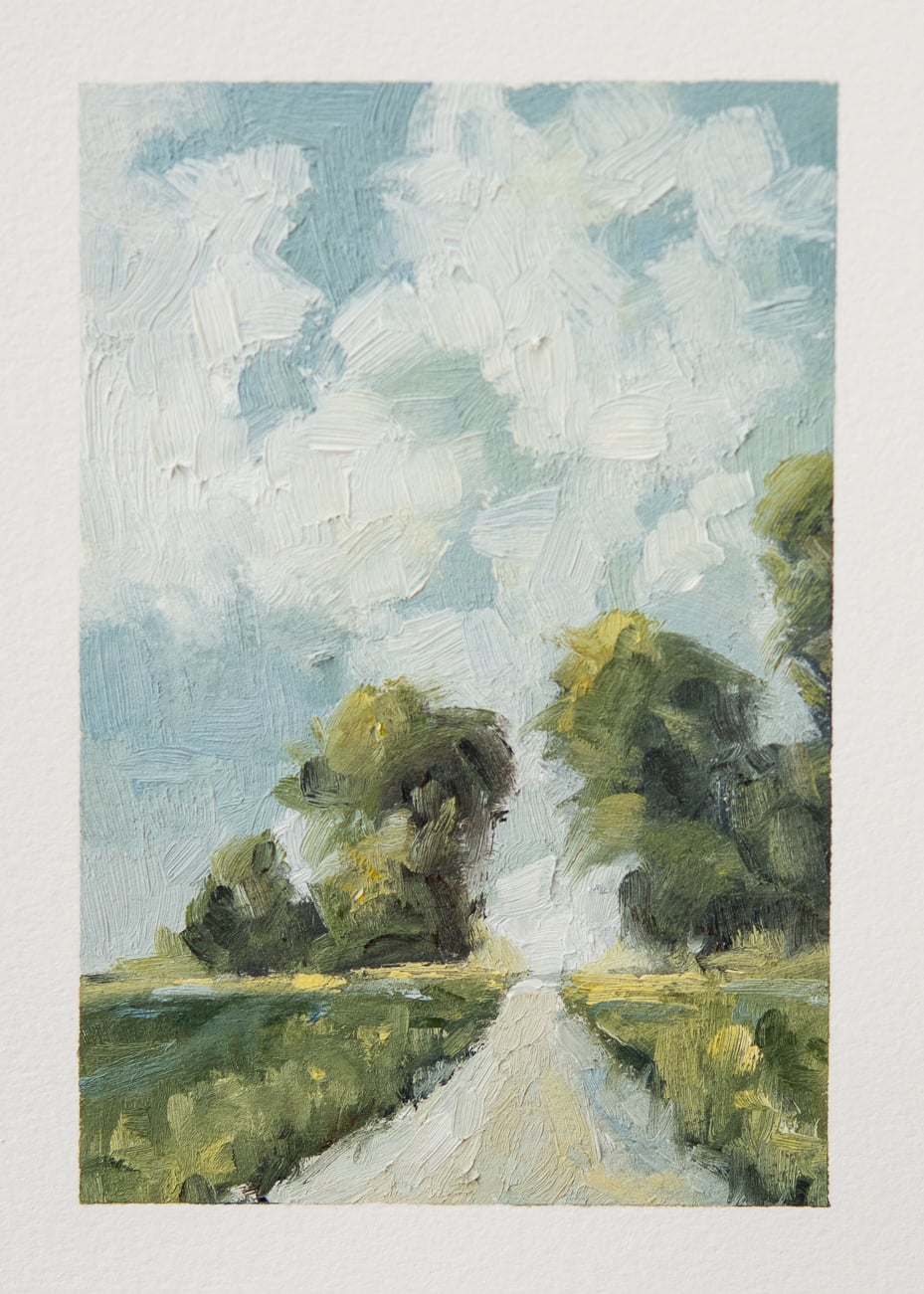 impressionist landscape oil painting | miss mustard seed