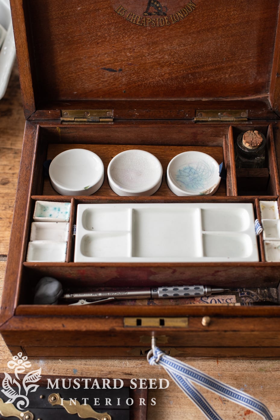 antique reeves watercolor box | miss mustard seed