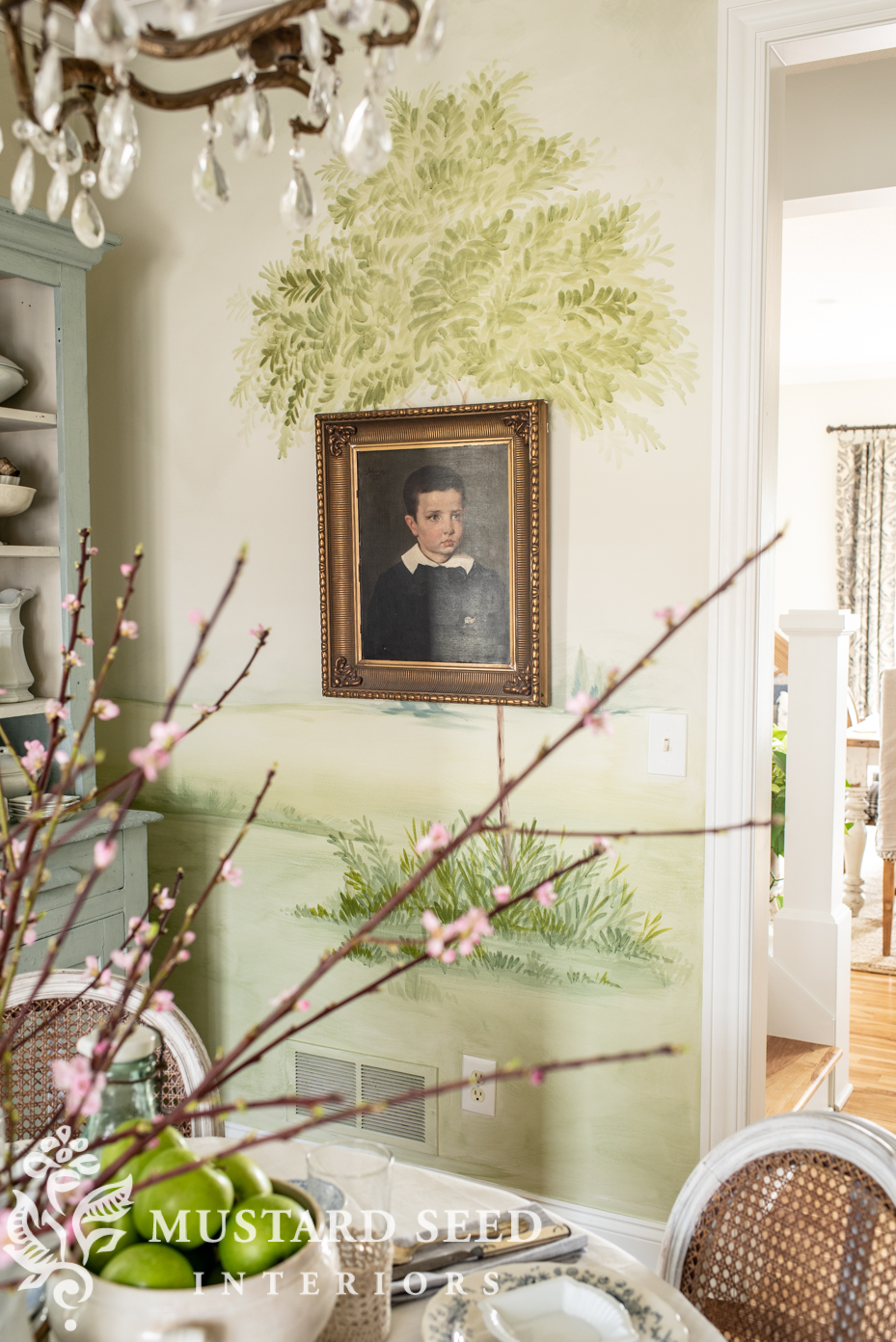 antique portrait | french art shop | miss mustard seed