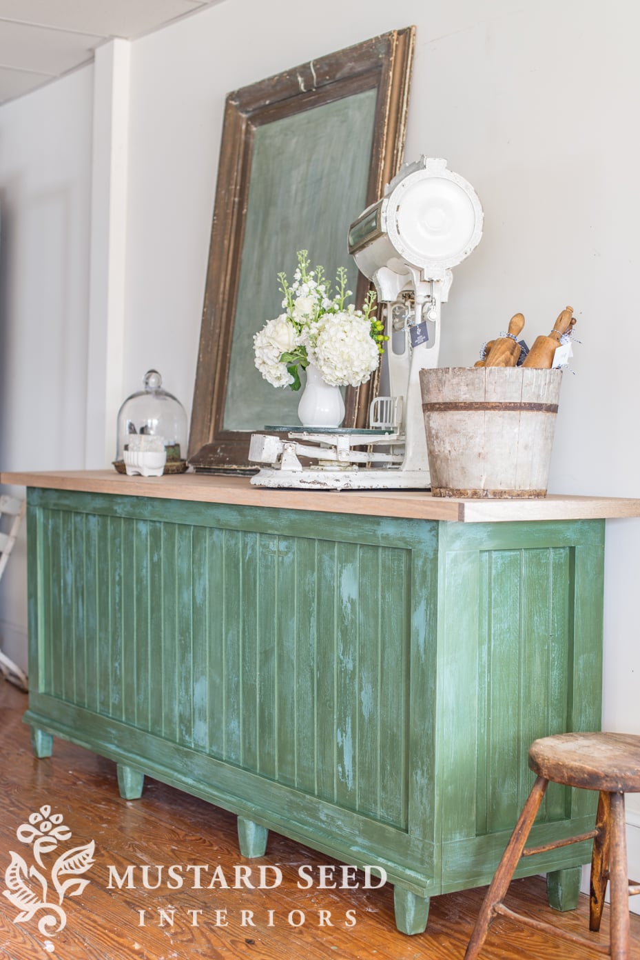 custom-built counter | miss mustard seed