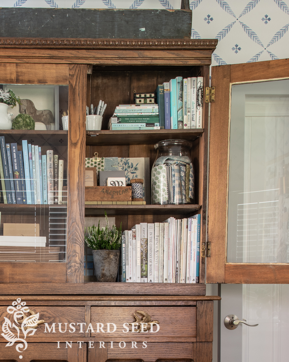 oak hutch | miss mustard seed
