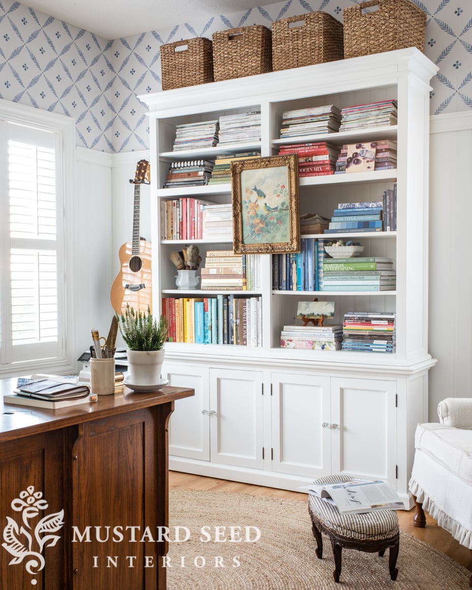 home office decorating | antiques | miss mustard seed