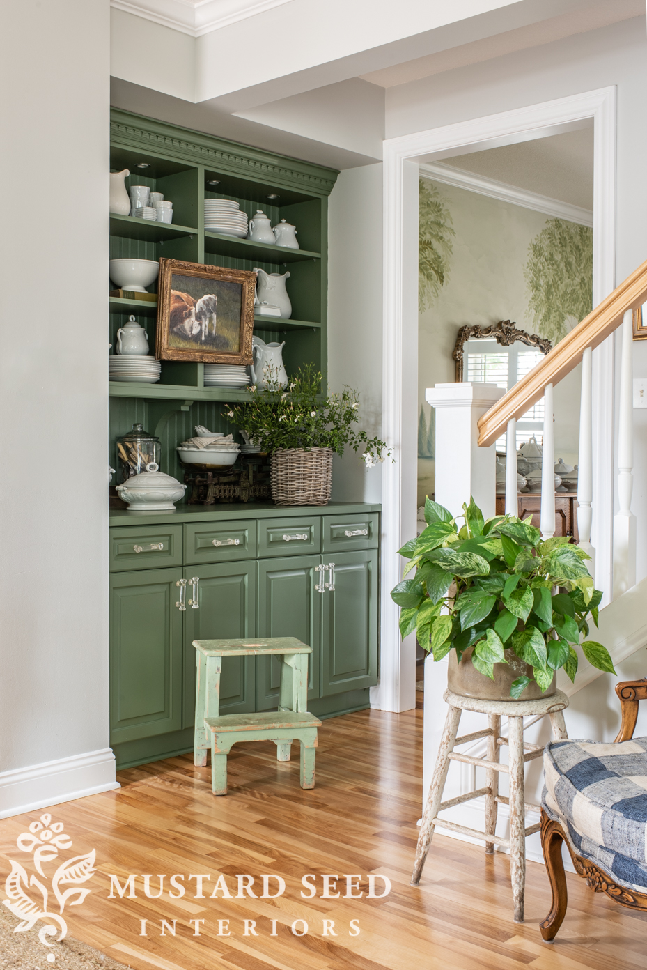 wood floors in a kitchen | 1970 kitchen renovation | miss mustard seed