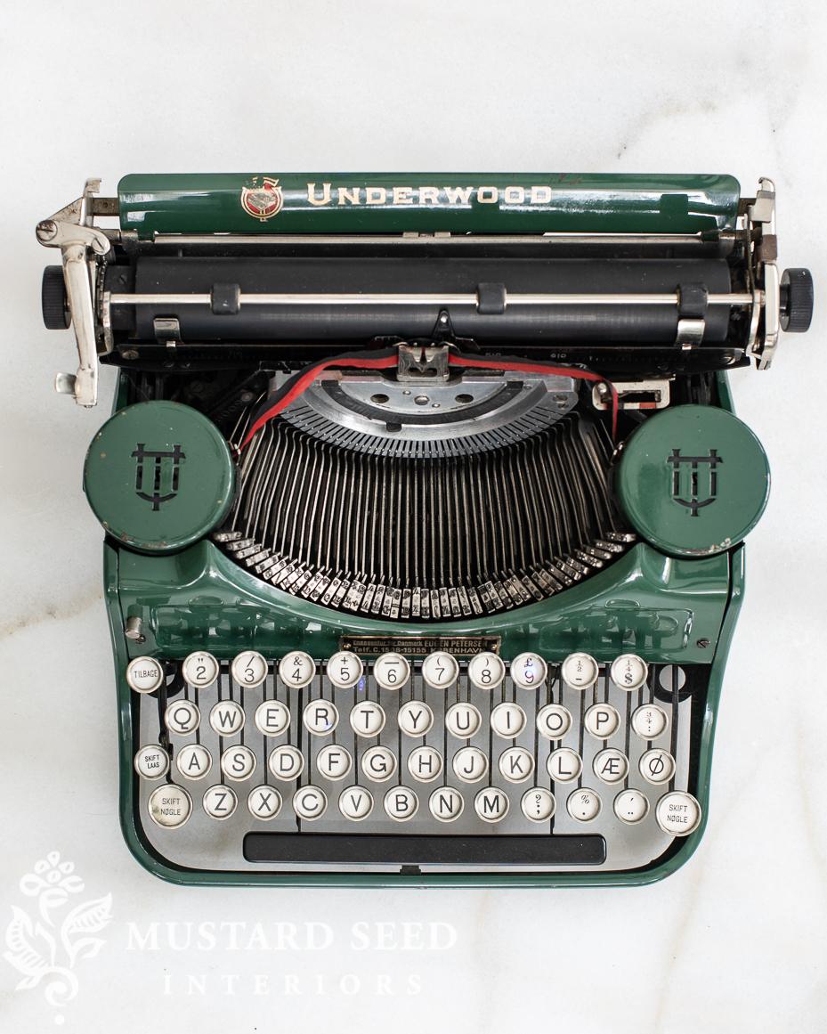 1920s underwood typewriter | miss mustard seed