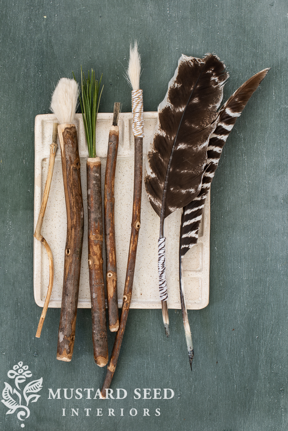 handmade artist brushes and dip pens | miss mustard seed