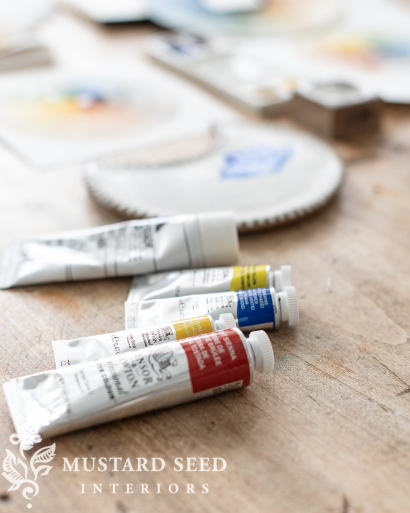 the atelier | creating with a limited palette | art course | miss mustard seed