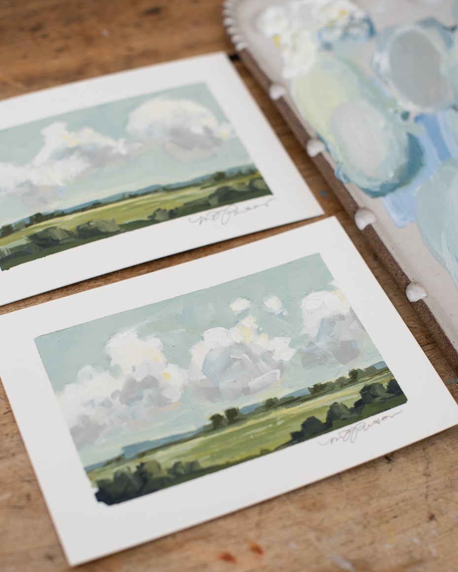 the atelier | creating with a limited palette | art course | miss mustard seed