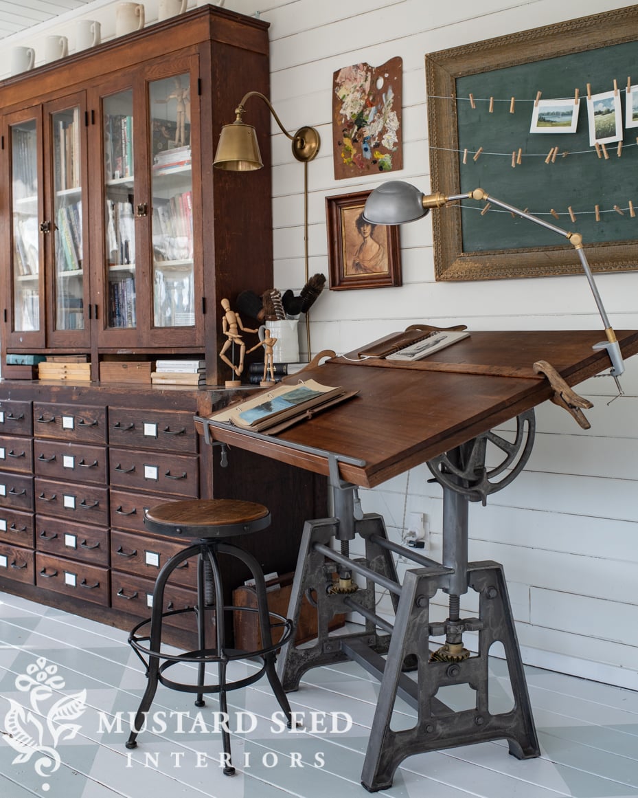 home art studio | antiques | miss mustard seed