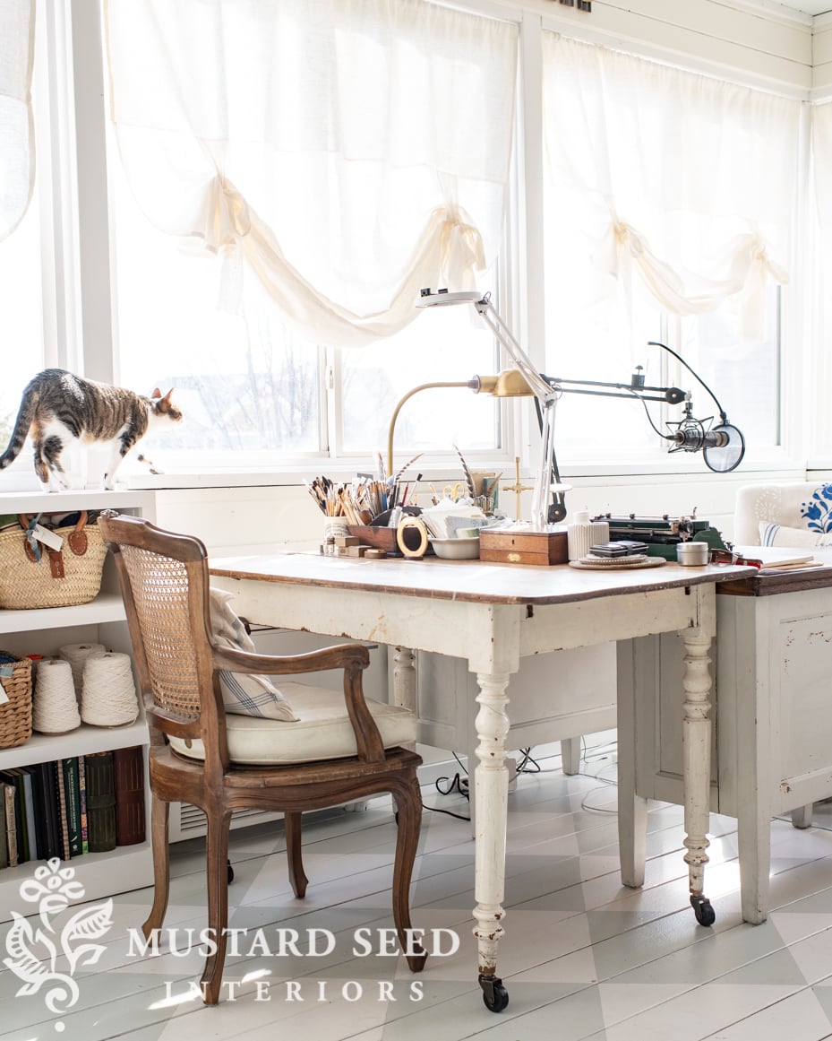 home art studio | antiques | miss mustard seed