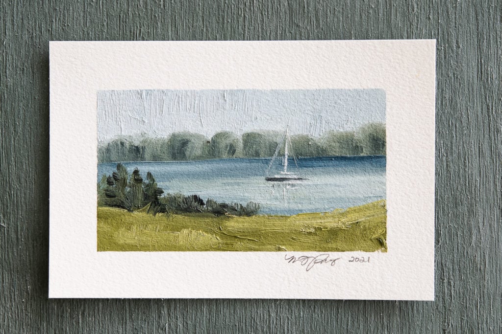 original oil painting on paper | marian parsons | miss mustard seed
