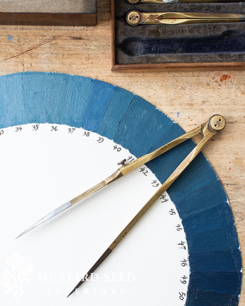 making a cyanometer | miss mustard seed