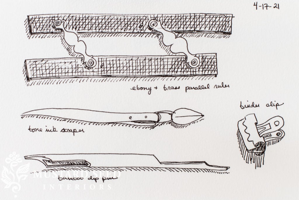 pen and ink sketches | domestika illustration class | miss mustard seed