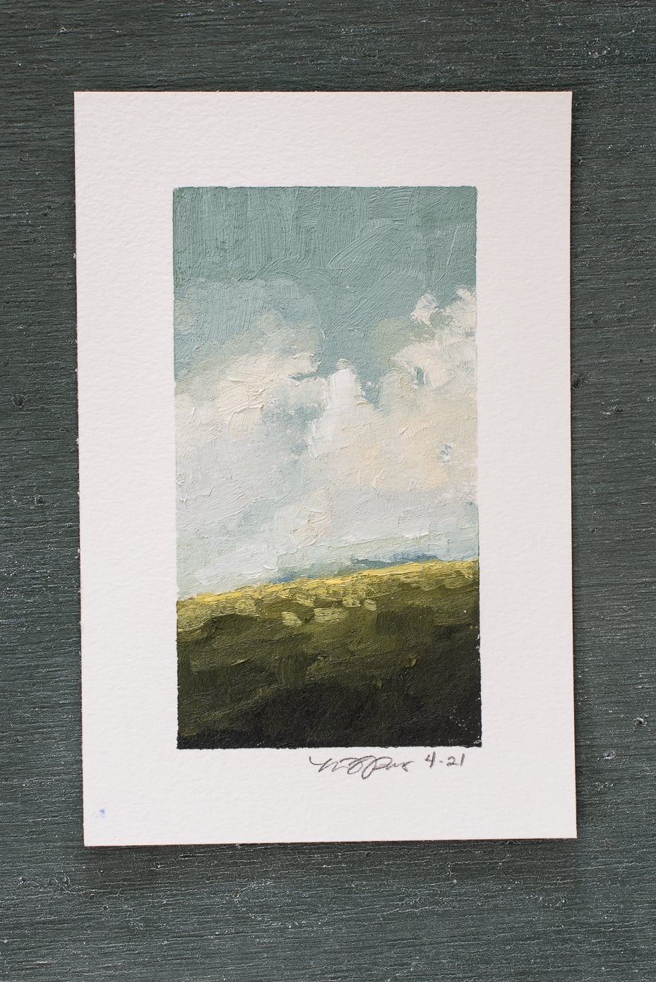original oil painting on paper | marian parsons | miss mustard seed