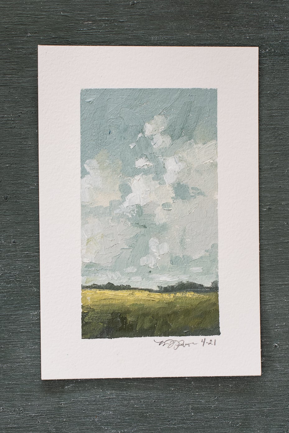 original oil painting on paper | marian parsons | miss mustard seed