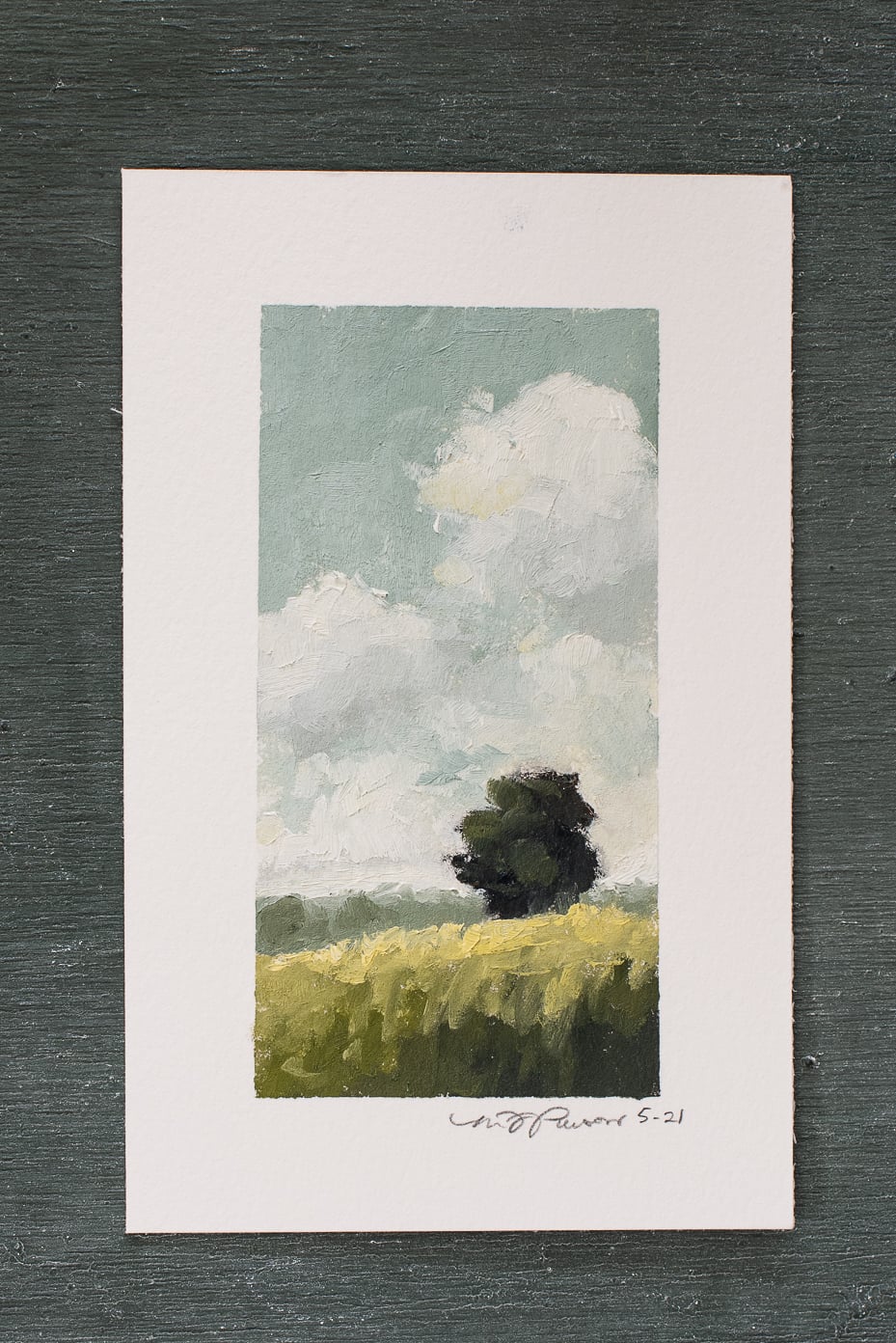 original oil painting on paper | marian parsons | miss mustard seed