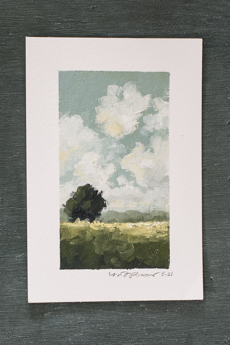 original oil painting on paper | marian parsons | miss mustard seed