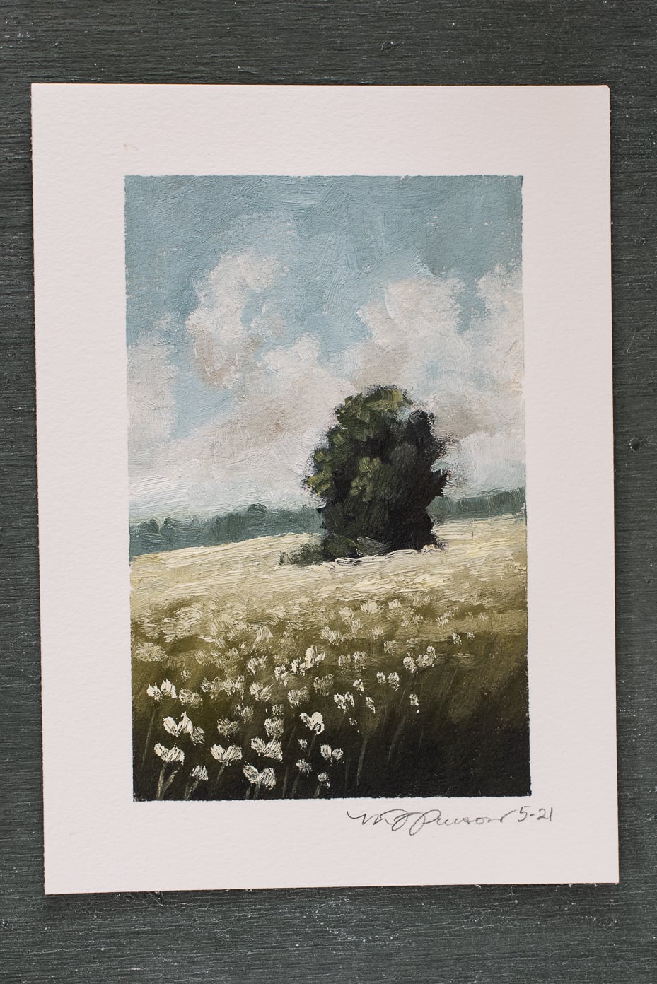 original oil painting on paper | marian parsons | miss mustard seed