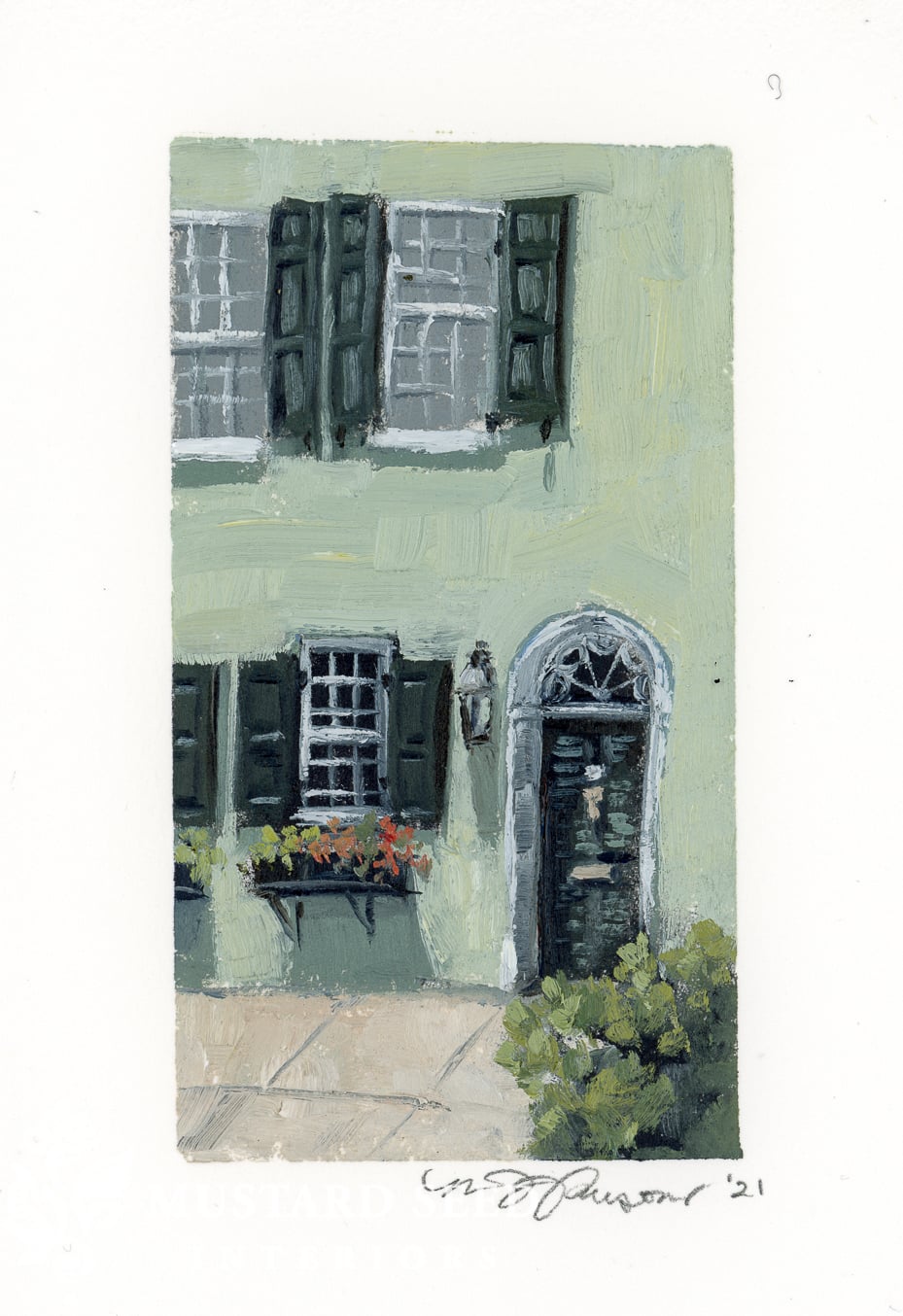 original oil painting | Charleston SC | miss mustard seed