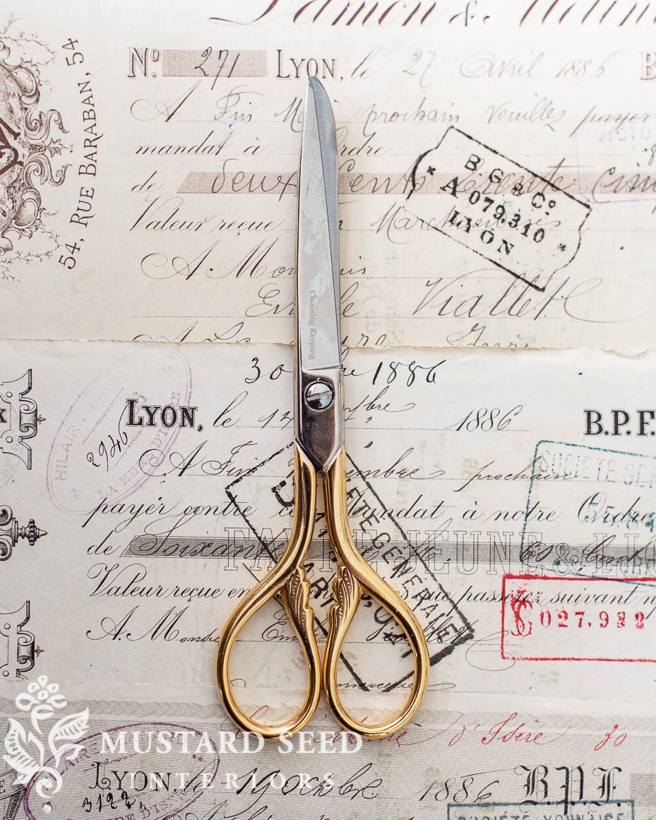 choosing keeping paper scissors | miss mustard seed