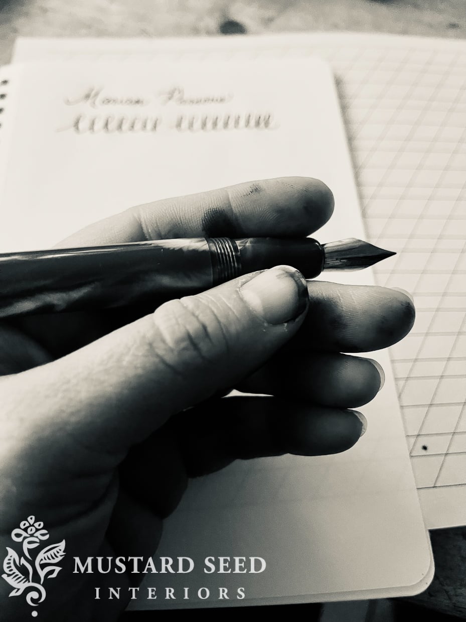 fountain pen ink stains | miss mustard seed