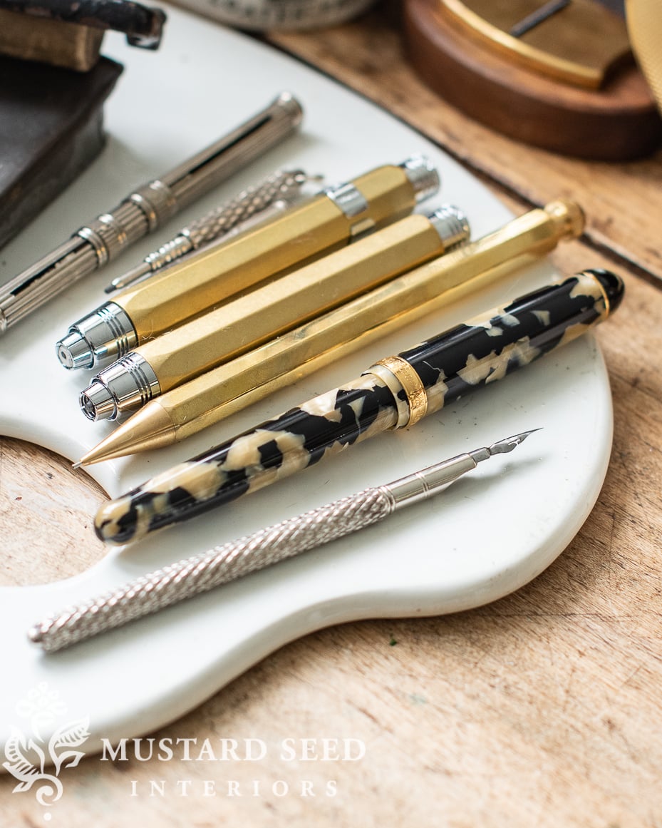 fountain and dip pens | miss mustard seed