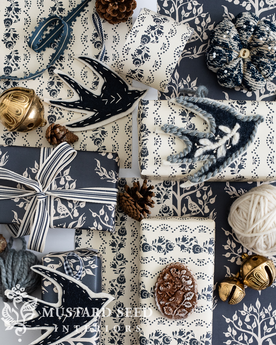 miss mustard seed wrapping paper designs | miss mustard seed