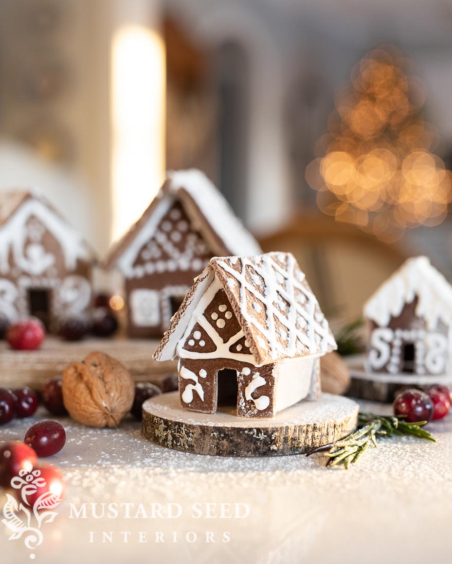 salt dough "gingerbread houses" | recipes and templates | miss mustard seed