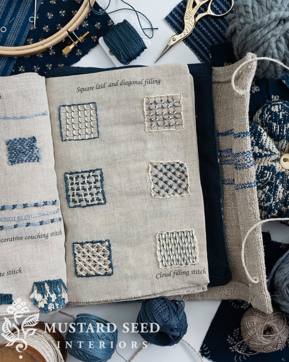handmade embroidery workbook | miss mustard seed