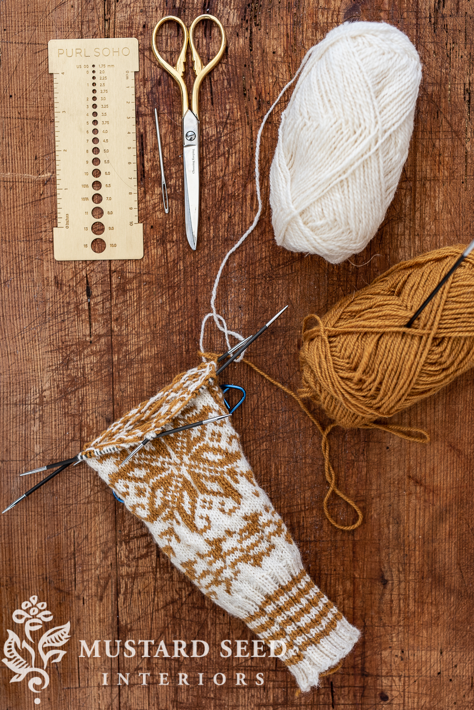 knitting selbu mittens | miss mustard seed