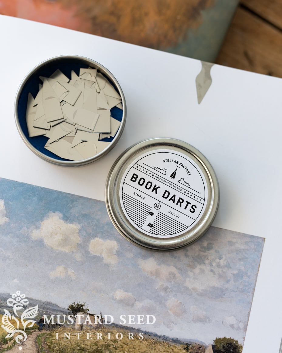 book darts | studio supplies | miss mustard seed