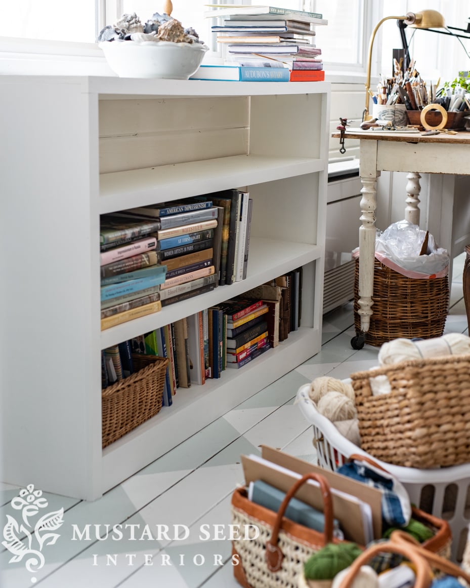 art studio organizing | miss mustard seed