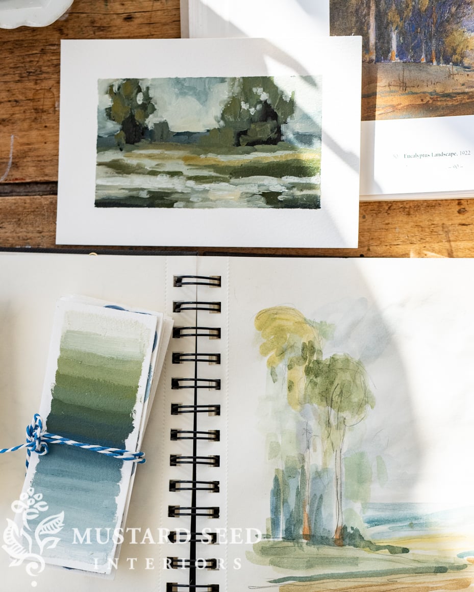oil and watercolor painting | creative play | miss mustard seed