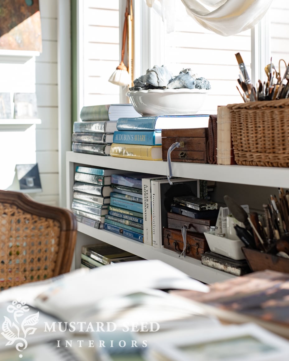 art studio organizing | miss mustard seed