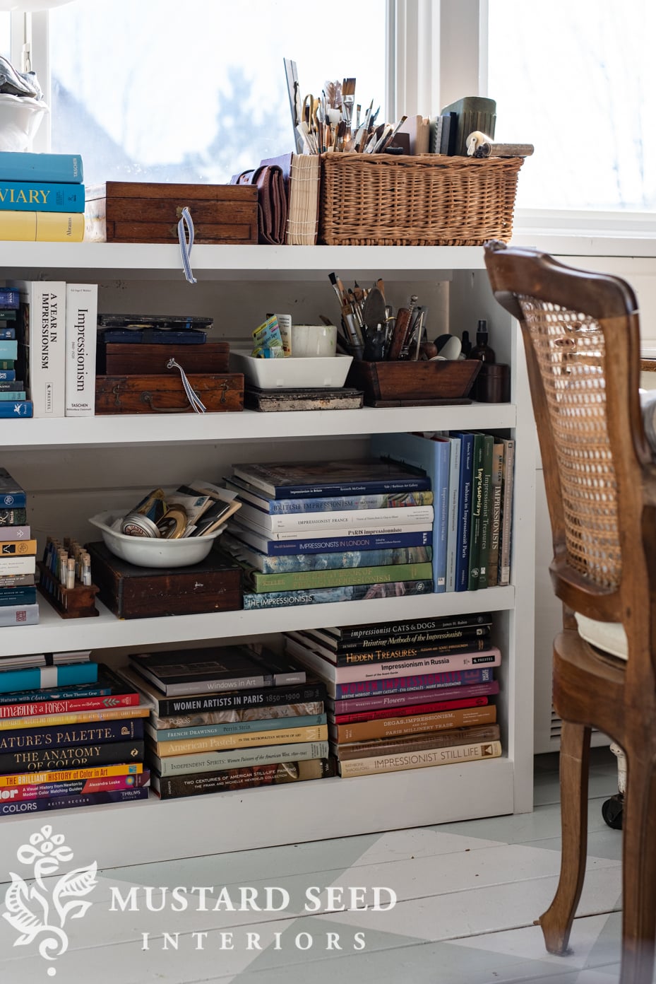 art studio organizing | miss mustard seed
