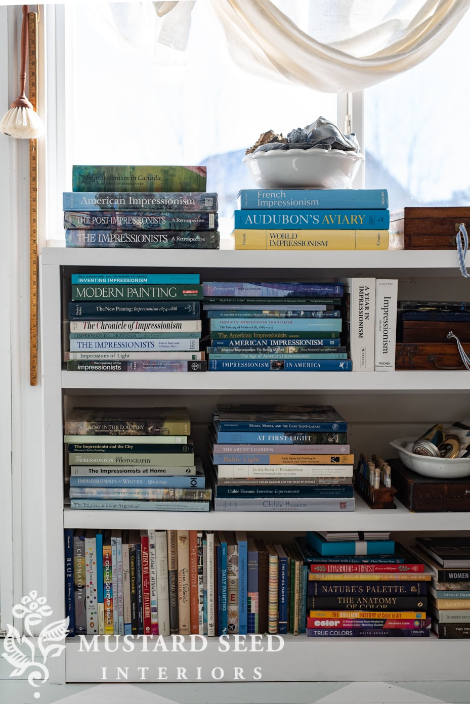 art studio organizing | miss mustard seed