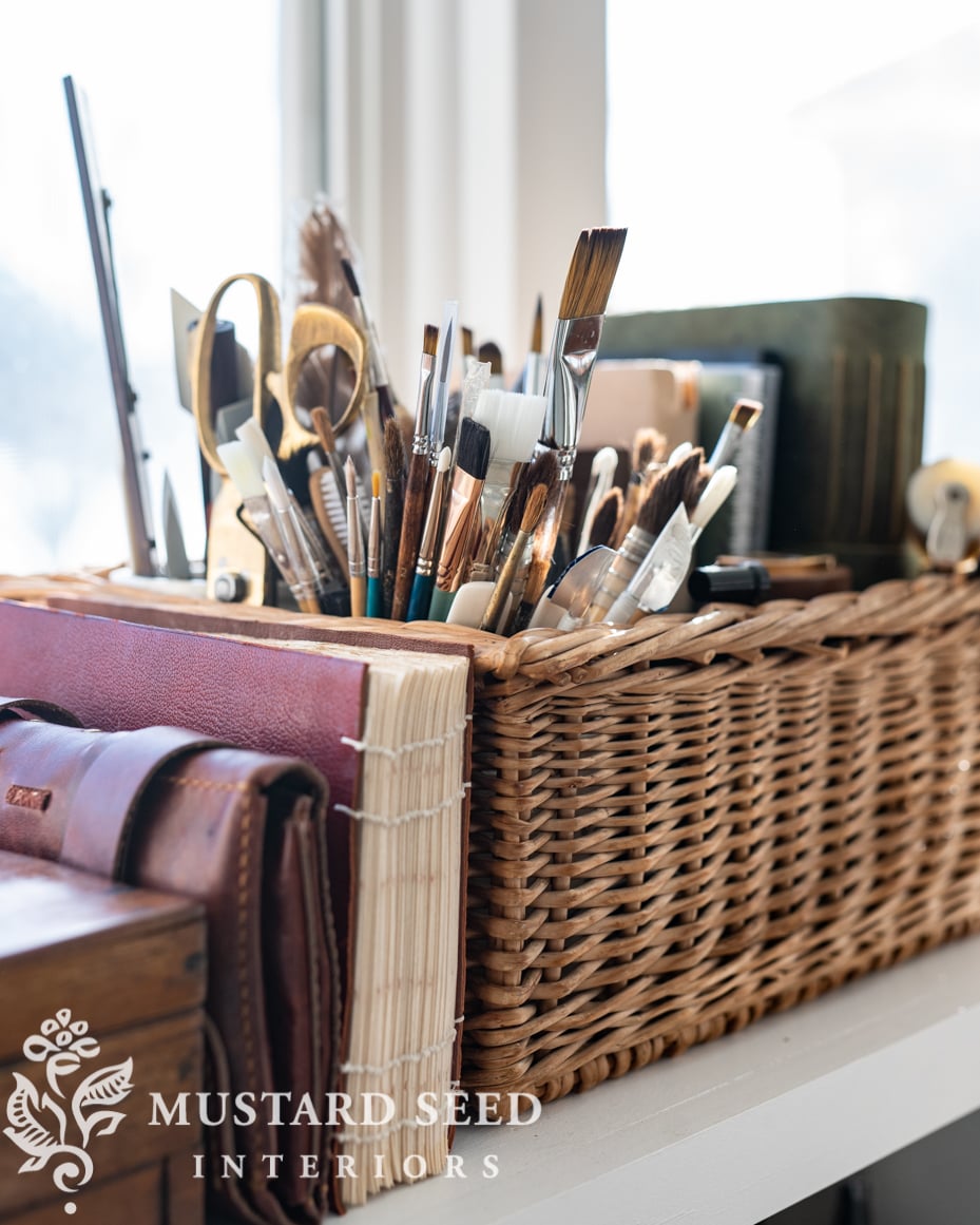 art studio organizing | miss mustard seed