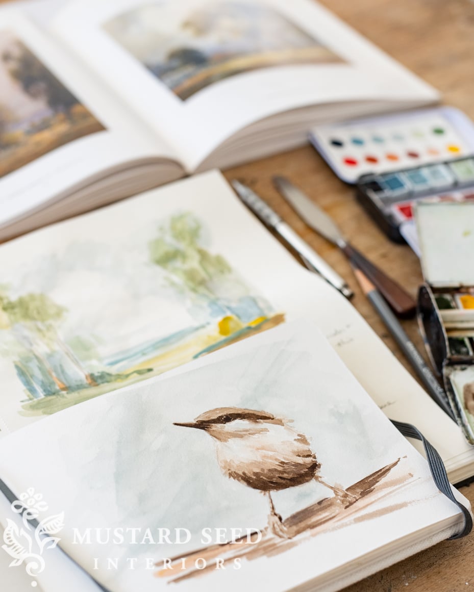 watercolor sketchbook studies | creative play | miss mustard seed