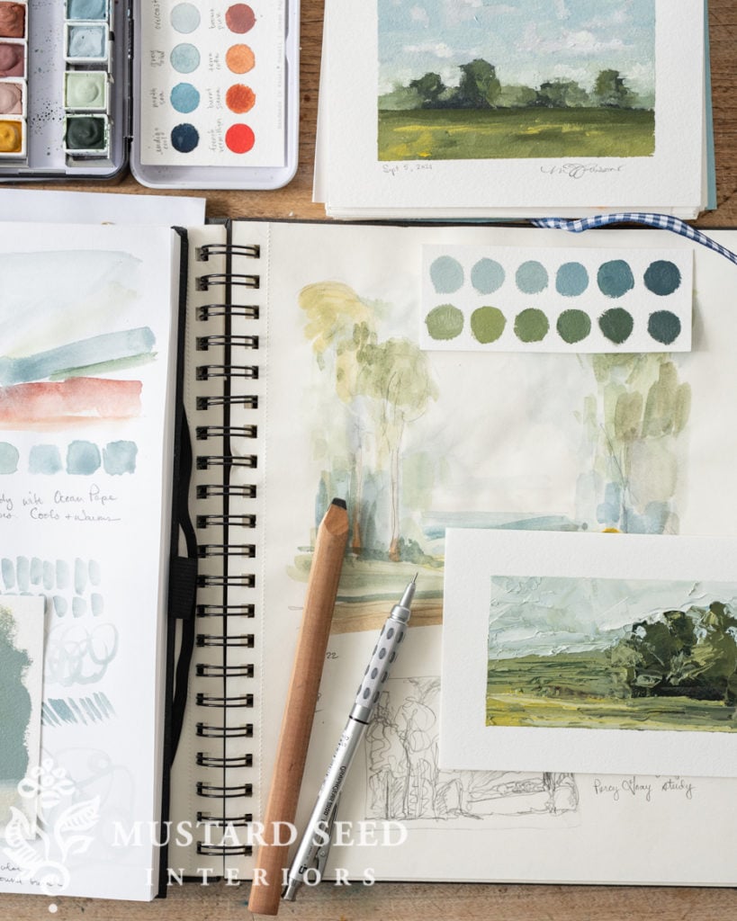 15 creative exercises to fill your sketchbook | Miss Mustard Seed