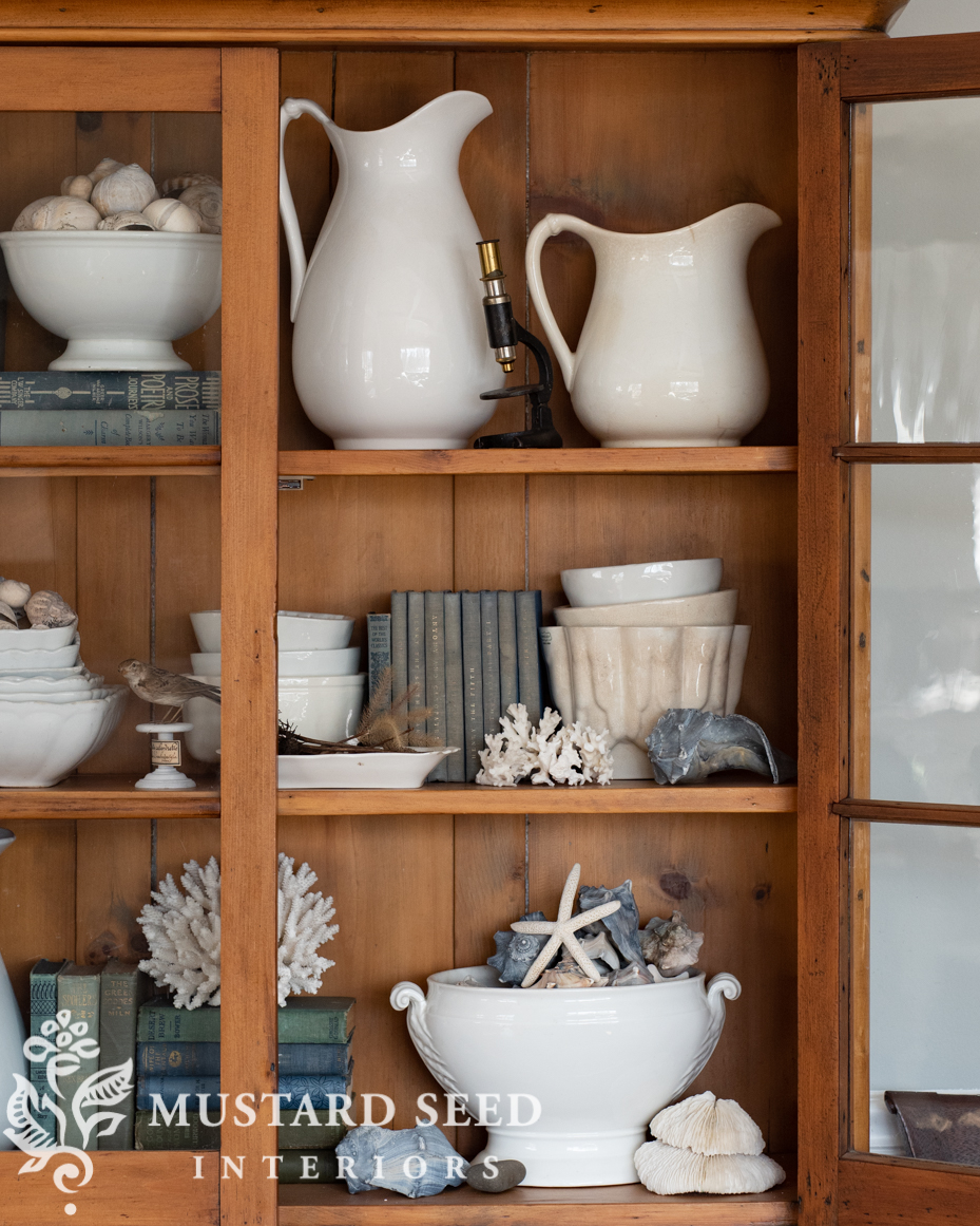 decorating with shells | miss mustard seed