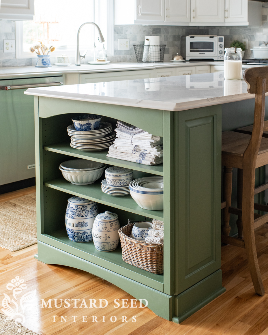 refreshing painted kitchen cabinets | miss mustard seed